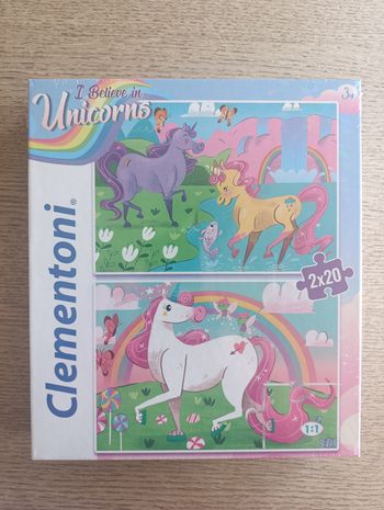 2 puzzles licornes