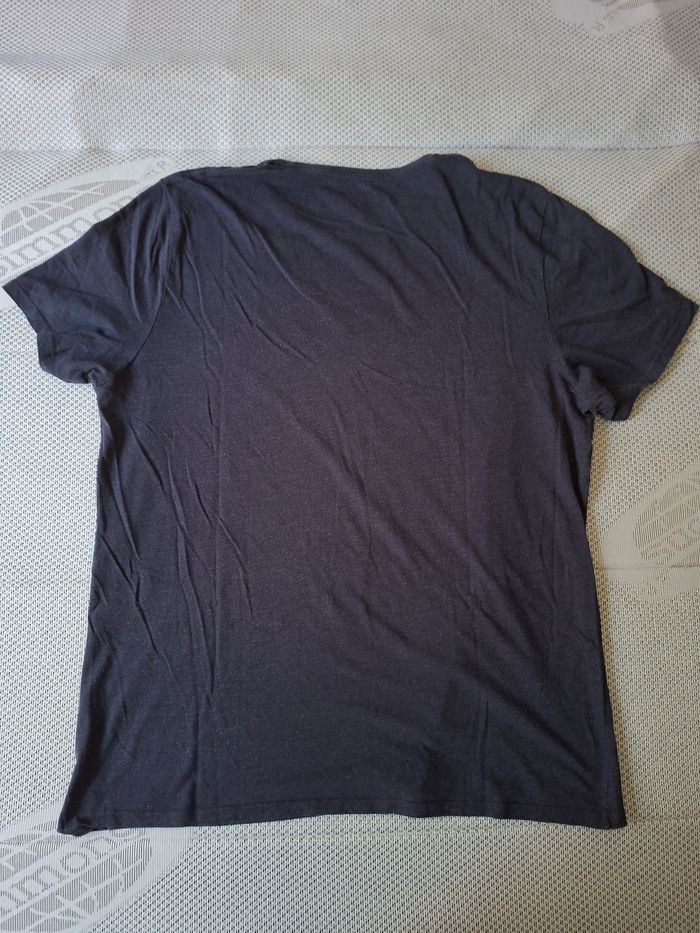 Tee shirt bleu imprimé Kiabi Taille XL - photo numéro 5