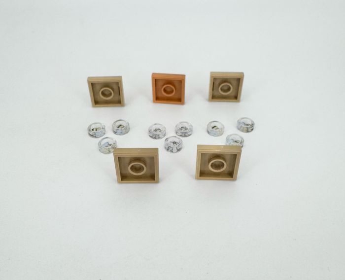 Lego Accessoires City : Lot de Tiles et Round thème Abeilles - NEUF - photo numéro 5