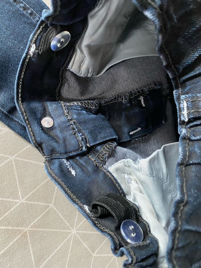 Jeans bleu nuit noir 2 ans Même pas peur - photo numéro 3
