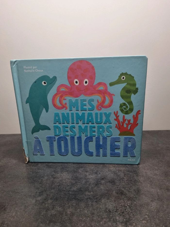 Livre à toucher '' animaux des mers ''