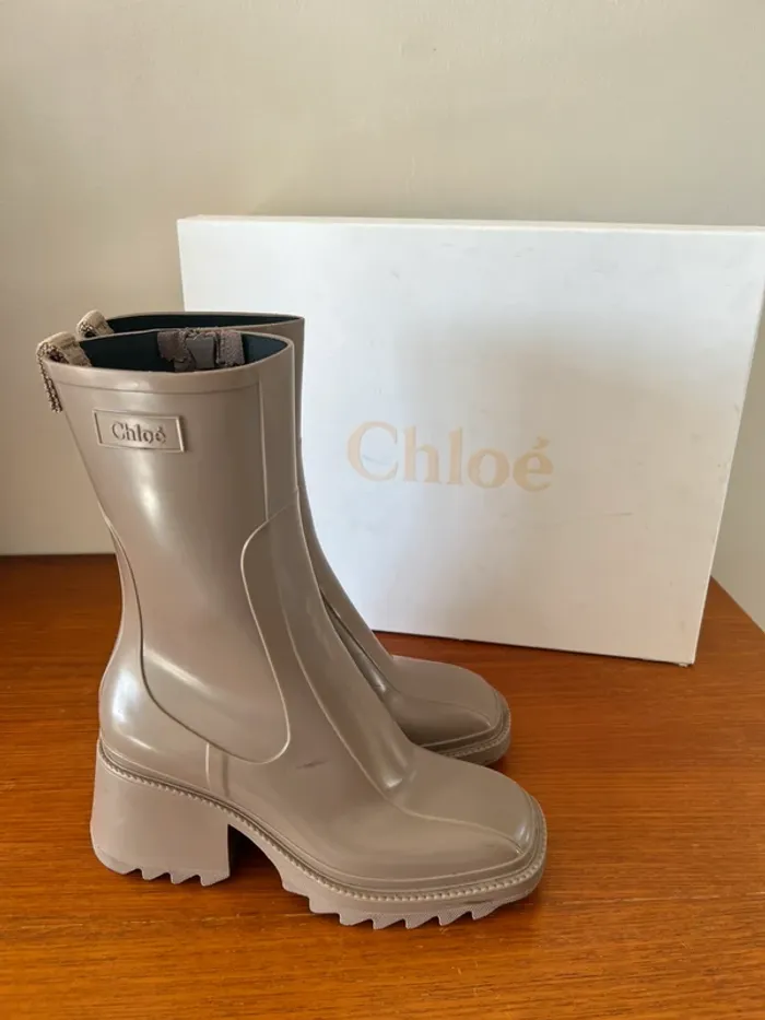 Boots Chloé - Betty beige T.38