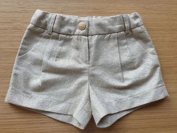 Short doré Lili Gaufrette 6 ans Neuf