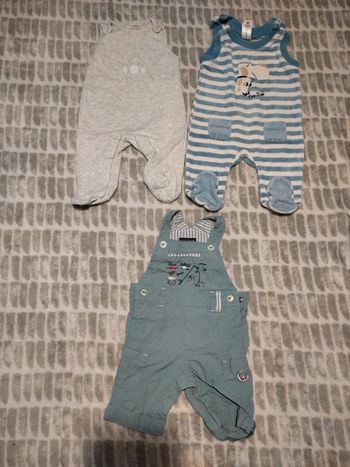 Salopette combinaison lot c&a sergent major 3 mois