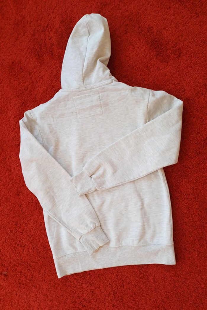 Sweat à capuche blanc Pull&Bear - photo numéro 2