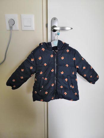 Doudoune (Renards, Bleu marine) 6 mois Mes petits Cailloux Neuve