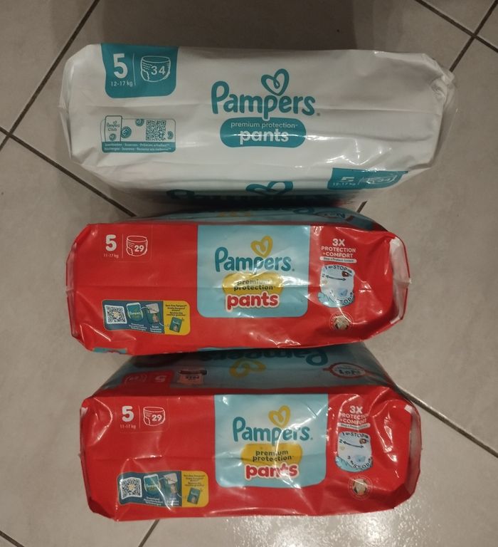 Lot pants Pampers premium protection T5 - photo numéro 5