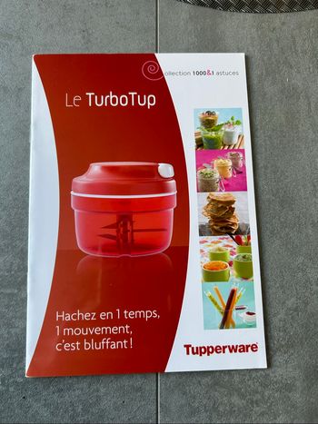 Livret recettes Turbotup Tupperware  neuf