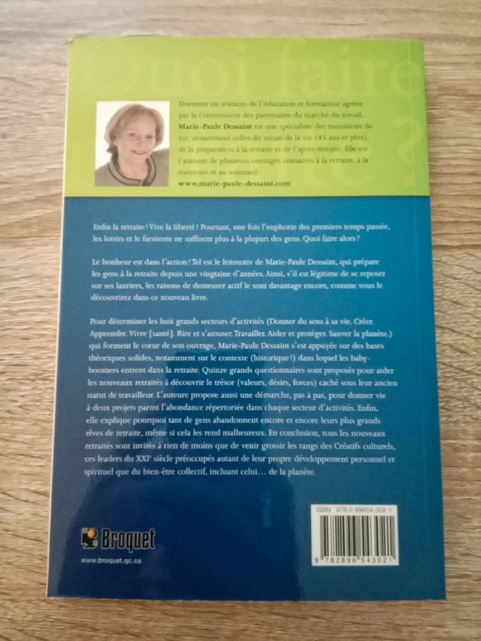 M-P Dessaint, Ph. D. 🪅 Quoi faire après la retraite ? - photo numéro 2