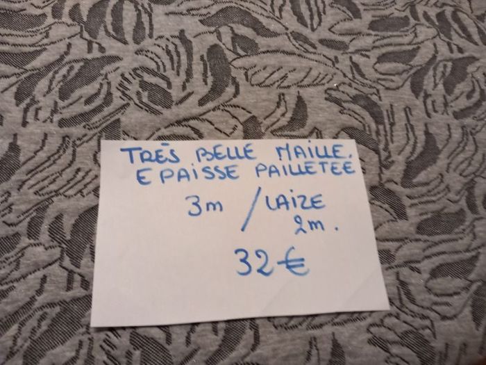très joli coupon de maille epaisse