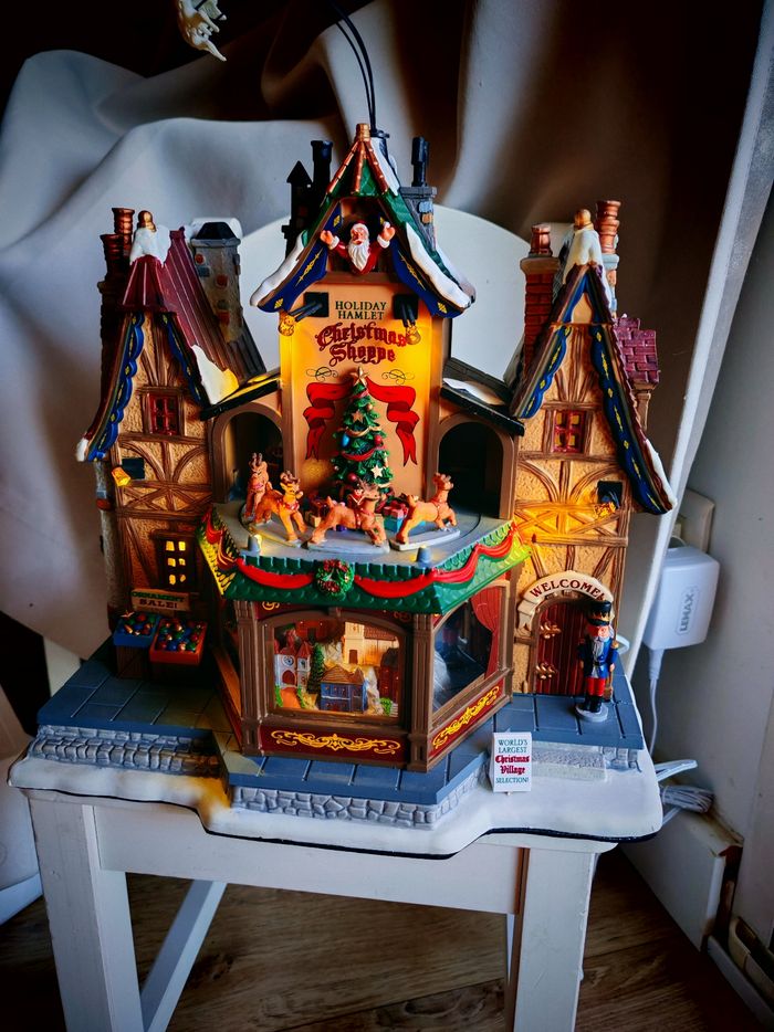 Village de noël lemax holiday hamlet Christmas shoppe - photo numéro 3