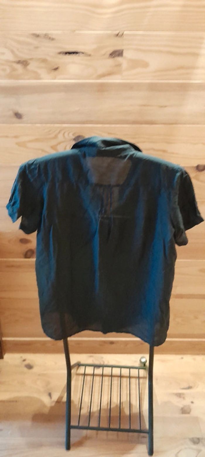 Chemisette manches courtes soie et coton - photo numéro 3