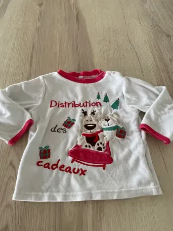 Haut de pyjama de Noël