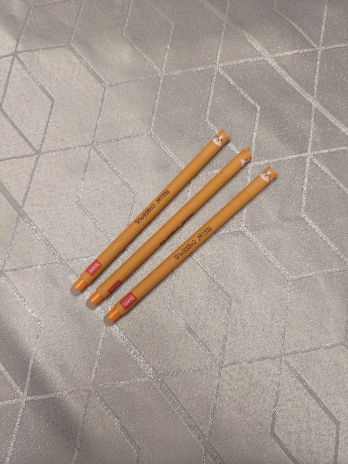 Lot de 3 stylos à encre effaçable Legami - Chien roux - photo numéro 2