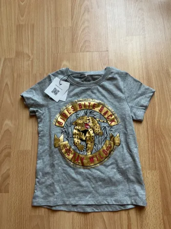 T-shirt filleName It, /6ans/ gris et doré /neuf avec étiquette