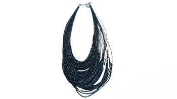 Collier multi rangs perles