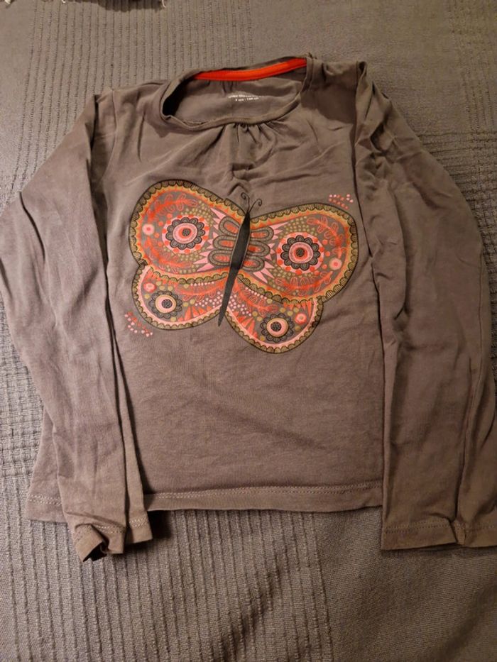 Tee-shirt manche longue fille - photo numéro 2