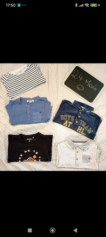 T-shirts manches longues 2 ans