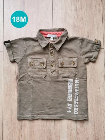 Polo kaki In Extenso 18 mois