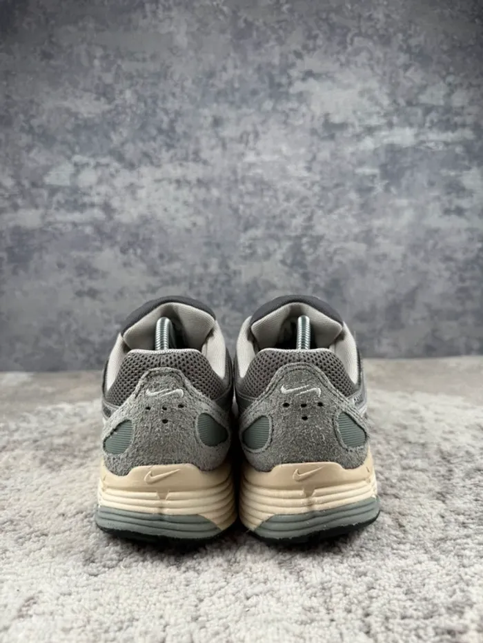 Nike P-6000 Running Flat Pewter - Grey & Green & Beige - photo numéro 4