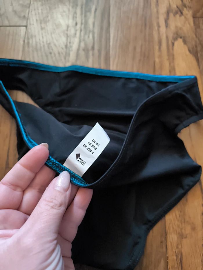 Bas de maillot de bain noir dim taille 38 - photo numéro 3