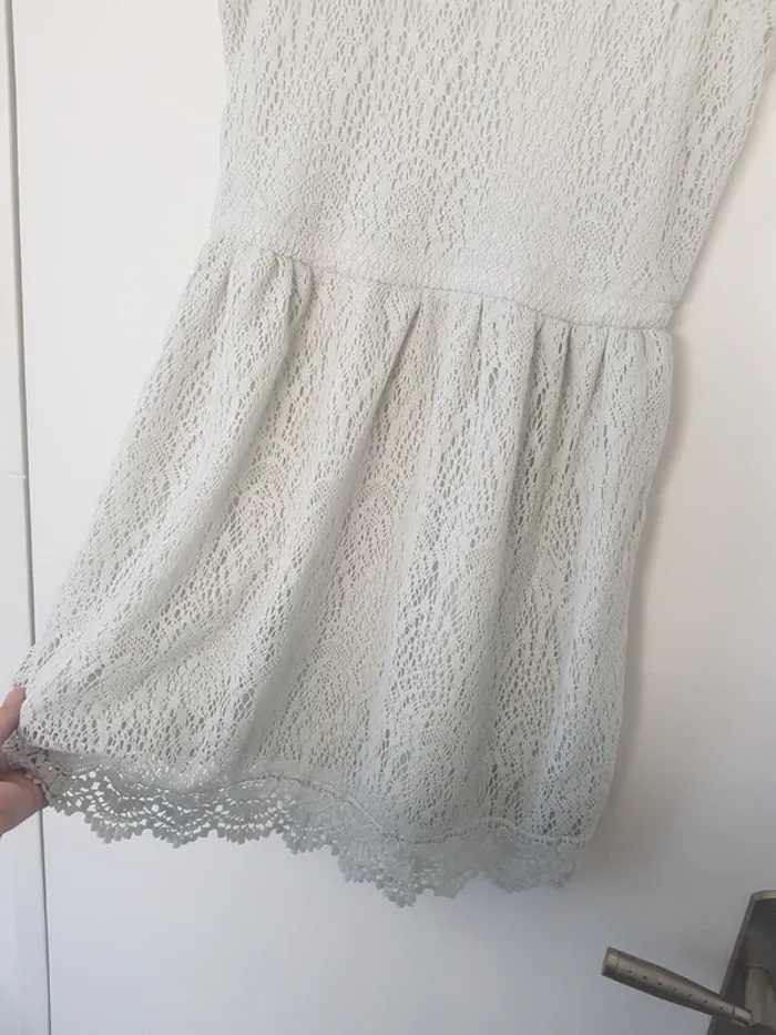 Robe Blanche Chic Taille S - photo numéro 3