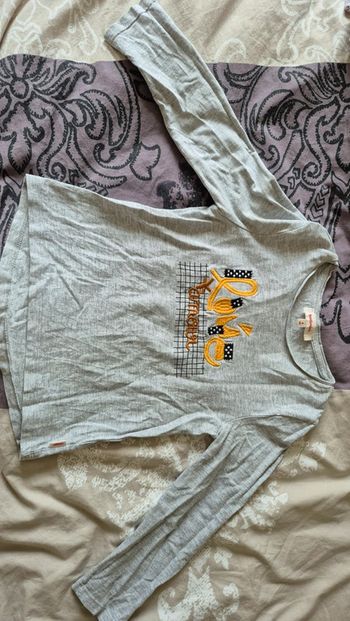 T-shirt gris ML Catimini 4ans