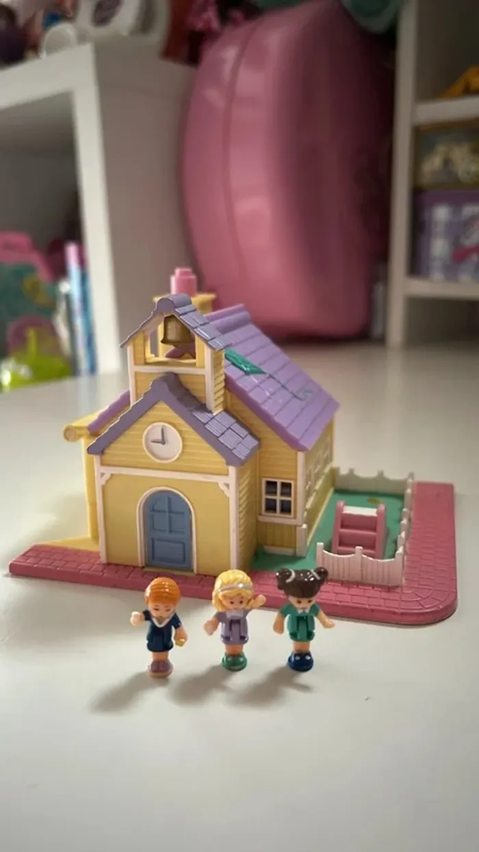 Polly pocket light-up schoolhouse vintage 1993 - photo numéro 6