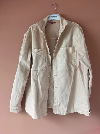 Veste en jean rose