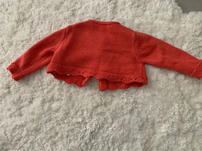 Boléro tartine et chocolat corail neuf - photo numéro 3