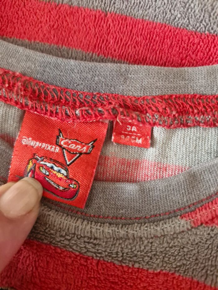 🎯 Ensemble pyjama garçon - Cars/Disney/Tissaia - Taille 3 ans - Coton/Polyester - photo numéro 2