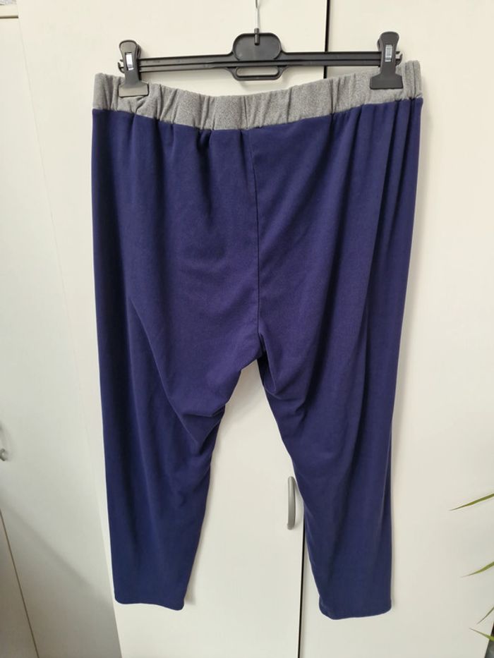 Leggings Chaud Bleu Marine Gris - photo numéro 3