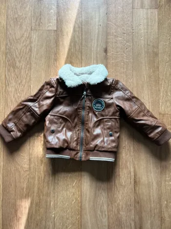 Veste aviateur fourrée