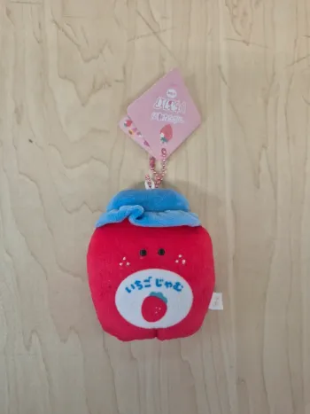 Porte-clés peluche Tsuburana Hitomi Ichigo Fare : Confiture