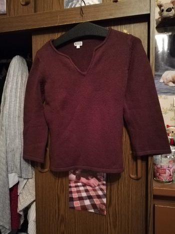 Pull bordeaux