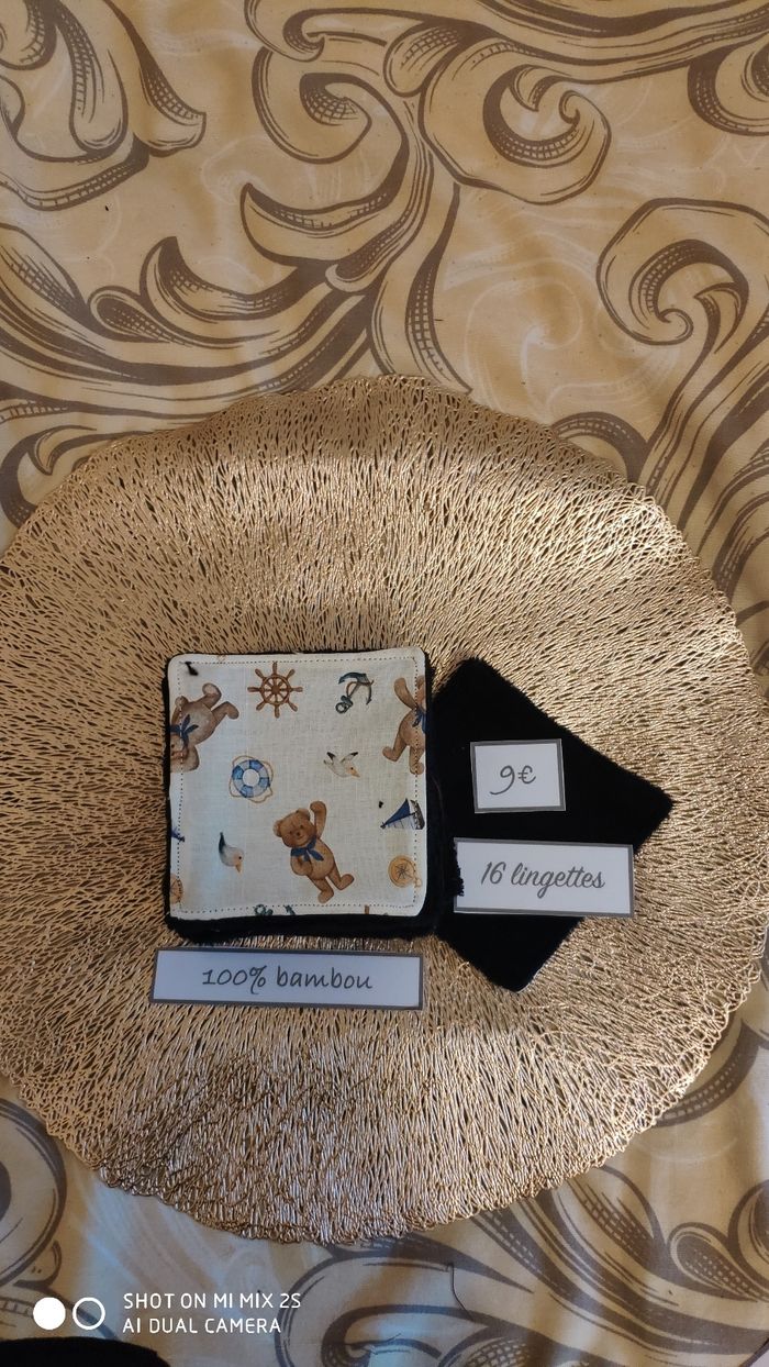 16 lingettes lavables neuf