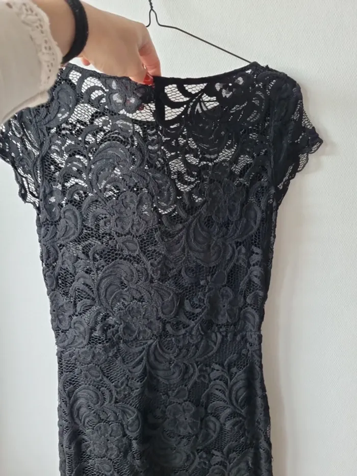 robe manches courtes dentelle h&m - photo numéro 7