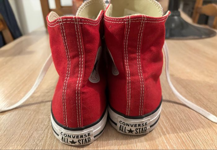 Converse Chuck Taylor All Star montantes – Rouge classique – Taille 39 - photo numéro 5