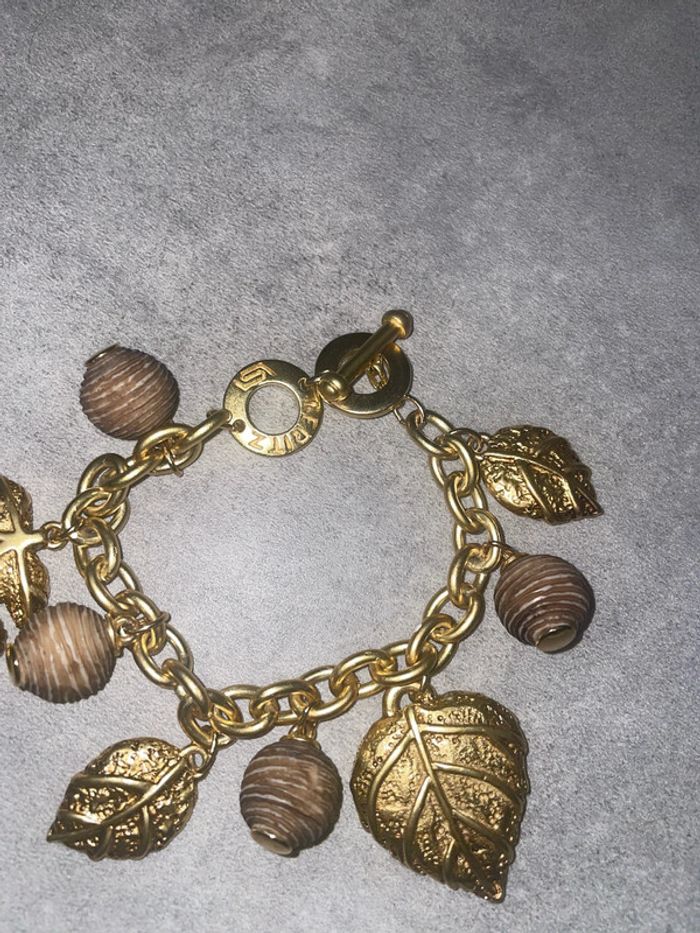 Bracelet vintage plaqué or - photo numéro 2