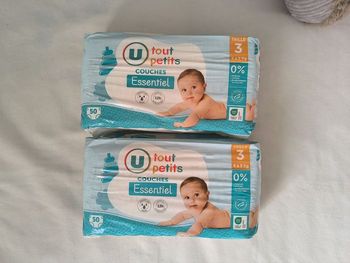 Couches tailles 3 U tout petit 