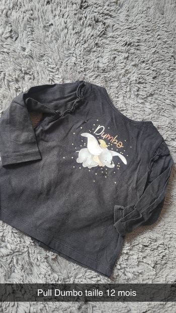 Pull Dumbo 12 mois