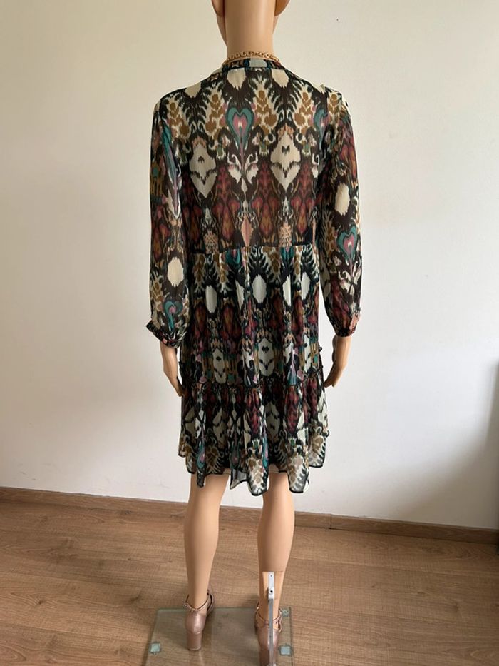 Robe imprimée avec manches 3/4 Naf Naf taille 40 jamais portée - photo numéro 9