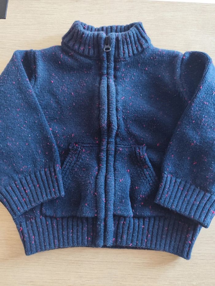 Gilet bleu marine