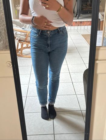 Jean skinny taille haute