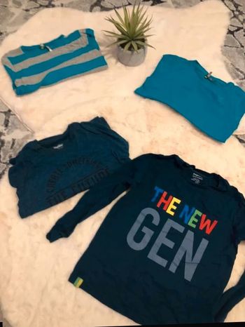 Lot  de 4  t shirts  garçon