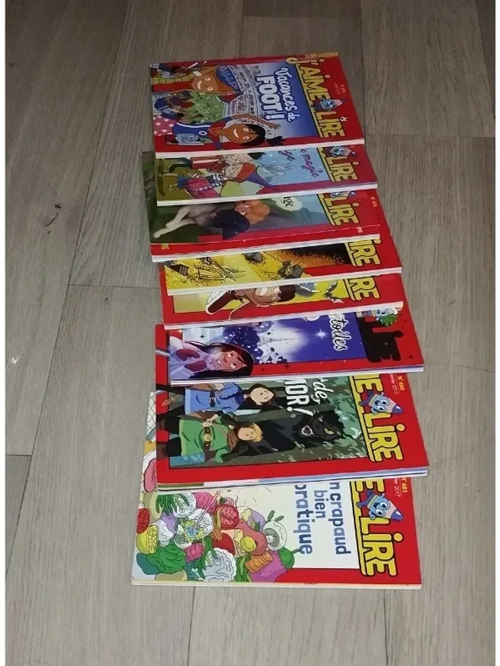 Lot de 8 magazines J’aime lire année 2016-17 L042 - photo numéro 3
