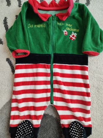 Pyjama lutin noël sur-pyjama cadeaux