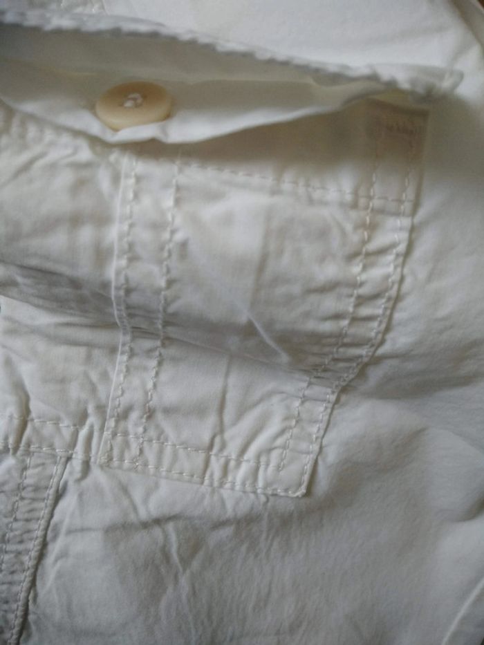 Pantalon en toile blanc - photo numéro 5