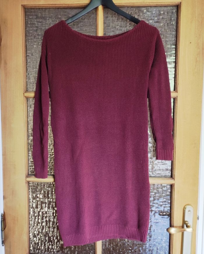 Robe pull  cerise