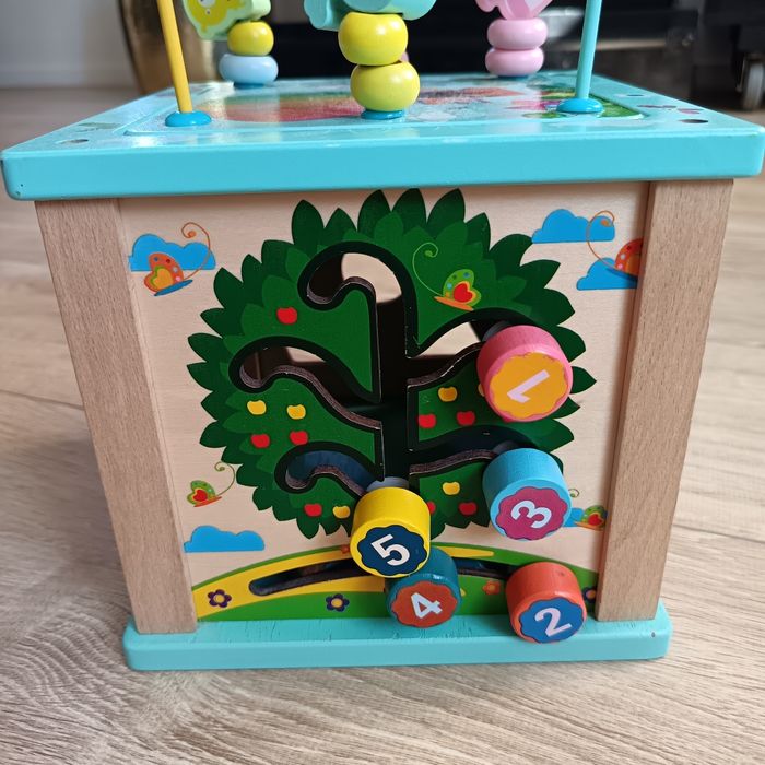 Cube d'activités en bois - photo numéro 5